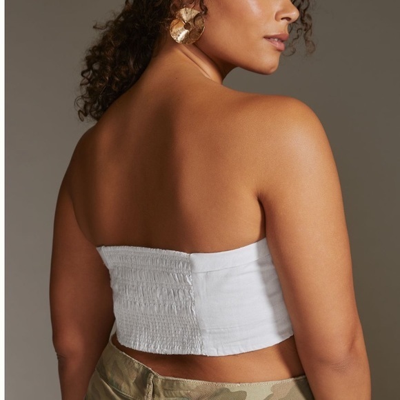 Anthropologie Maeve Bustier Top - Picture 4 of 7